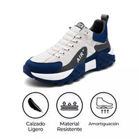 Beige/azul